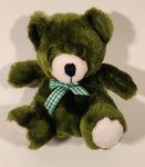 Big T Toys Teddy Bear Moss Green 5 1/2" Tall Stuffed Plush Toy