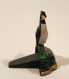 Pat's Home & Garden Mallard Duck Hand Painted Small 4" Cast Iron Door Stop