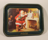 Vintage 1973 Enjoy Coca-Cola Dear Santa Please Pause Here Jimmy 11 x 13 1/2" Beverage Serving Tray