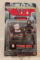 1998 Toy Biz Marvel Comics Super-Villains The Vault Typhoid Mary with Mechanical Straight Jacket Action Figure New in Package