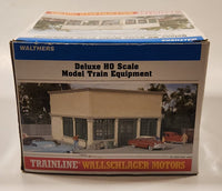 2005 Walthers Trainline Wallschlager Motors Deluxe HO Scale Model Train Building New in Box