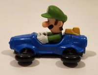 2014 McDonald's Nintendo Switch Mario Kart 8 Deluxe Luigi Blue Plastic Toy Car Vehicle
