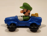 2014 McDonald's Nintendo Switch Mario Kart 8 Deluxe Luigi Blue Plastic Toy Car Vehicle