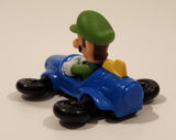 2014 McDonald's Nintendo Switch Mario Kart 8 Deluxe Luigi Blue Plastic Toy Car Vehicle