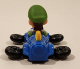 2014 McDonald's Nintendo Switch Mario Kart 8 Deluxe Luigi Blue Plastic Toy Car Vehicle