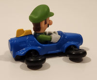 2014 McDonald's Nintendo Switch Mario Kart 8 Deluxe Luigi Blue Plastic Toy Car Vehicle