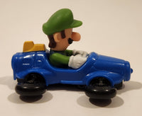 2014 McDonald's Nintendo Switch Mario Kart 8 Deluxe Luigi Blue Plastic Toy Car Vehicle