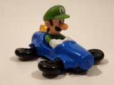 2014 McDonald's Nintendo Switch Mario Kart 8 Deluxe Luigi Blue Plastic Toy Car Vehicle
