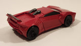 2015 Hasbro Transformers 3 Step Changer Sideswipe Robots in Disguise Red 8 1/2" Tall Plastic Toy Figure Car