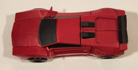 2015 Hasbro Transformers 3 Step Changer Sideswipe Robots in Disguise Red 8 1/2" Tall Plastic Toy Figure Car