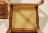 Vintage 1960s Brown Furniture Miniature Plastic Dollhouse Toys Made in Hong Kong