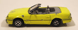 1993 Hot Wheels Auto City Corgi Mercedes Benz 500 SL Convertible Fluorescent Yellow Die Cast Toy Car Vehicle