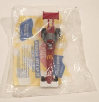 1993 McDonald's Hot Wheels Racing Series Dragster Funny Car Red and White Die Cast Toy Race Car Vehicle New in Bag
