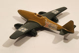 Lintoy Messerschmitt ME-262 Green and Beige WWII Die Cast Toy Aircraft