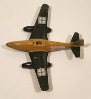 Lintoy Messerschmitt ME-262 Green and Beige WWII Die Cast Toy Aircraft