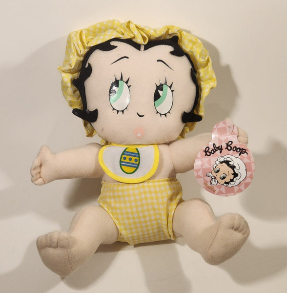 2006 Kellytoy Baby Betty Boop with Easter Egg Bib 14" Stuffed Toy Doll with Tag