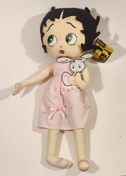 2005 Kellytoy Easter Bunny Betty Boop 17" Stuffed Toy Doll with Tag