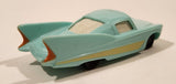2006 McDonald's Disney Pixar Cars Flo Light Green Pullback Plastic Die Cast Toy Car Vehicle