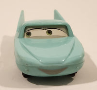 2006 McDonald's Disney Pixar Cars Flo Light Green Pullback Plastic Die Cast Toy Car Vehicle