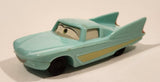 2006 McDonald's Disney Pixar Cars Flo Light Green Pullback Plastic Die Cast Toy Car Vehicle