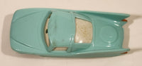 2006 McDonald's Disney Pixar Cars Flo Light Green Pullback Plastic Die Cast Toy Car Vehicle