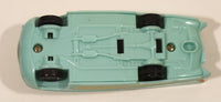 2006 McDonald's Disney Pixar Cars Flo Light Green Pullback Plastic Die Cast Toy Car Vehicle