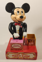 Vintage 1976 Durham Industries Walt Disney's Mickey Mouse Mickey Magician Magic Show Plastic Toy
