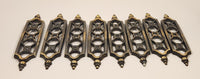 Vintage Ajax Cabinet Jewelry 854 Backplate Hardware Set of 8
