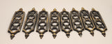 Vintage Ajax Cabinet Jewelry 854 Backplate Hardware Set of 8