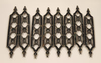 Vintage Ajax Cabinet Jewelry 854 Backplate Hardware Set of 8