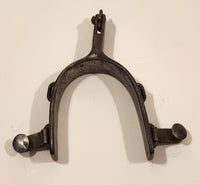 Vintage Rodeo Single Spur Metal Cowboy Riding Boot Spurs