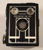 Vintage Kodak Brownie Six 20 Target Black Box Camera Made in Canada