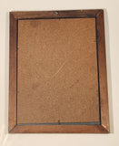 Vintage Dewar's Scotch Whisky 10 3/4" x 14" Wood Framed Pub Mirror
