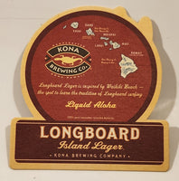 Kona Brewing Company Longboard Island Lager Paper Beverage Drink Coaster
