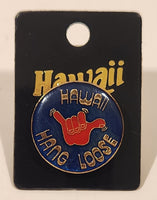 Hawaii Hang Loose Enamel Metal Lapel Pin New on Card