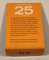 BC Children's Hospital Foundation Jeans Day 2015 Henrik Sedin Ryan Miller Daniel Sedin Tear Away Sports Cards Promo