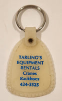 Tarling's Equipment Rentals Cranes Backhoes Service with a Smile Keychain