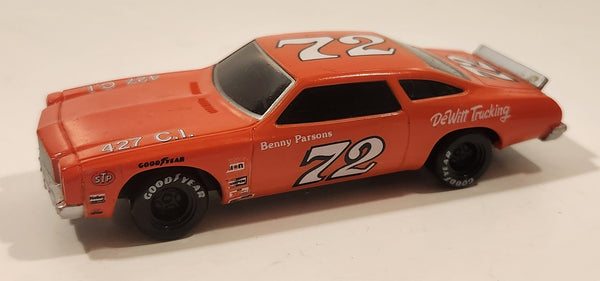 1992 Legends of Racing 1973 Chevrolet Malibu #72 Benny Parsons Orange 1:43 Scale Die Cast Toy Race Car Vehicle Made in China