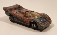 MC Toy Porsche 956 Brown and Green Die Cast Toy Car Vehicle Made in China