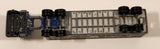 Vintage Lesney Matchbox Major Pack M-9 Inter-State Double Freighter Cooper Jarrett International Hendrickson Tractor Blue and Grey Die Cast Toy Racing Car Vehicle
