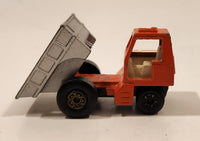 Vintage 1976 Matchbox Lesney Superfast No. 26 Site Dumper Truck Red and Silver Die Cast Toy Car Construction Equipment Machinery Vehicle - Made in England