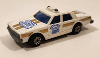 Majorette Novacar 100 Chevy Impala Police Cruiser White Plastic Body Die Cast Toy Car Vehicle