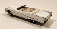 Vintage 1981 Warner Bro. ERTL Dukes of Hazzard Boss Hogg Cadillac Convertible White Die Cast Toy Car Vehicle
