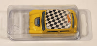 2000 Hot Wheels First Editions Mini Cooper Yellow with Checkered Roof Die Cast Toy Car Vehicle