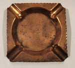 Vintage Native Aboriginal Totem Pole Engraved Copper Metal Cigarette Ashtray