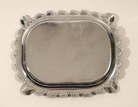 Vintage Engraved Scotland Map Four Slot Metal Cigarette Ashtray Made in England