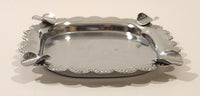 Vintage Engraved Scotland Map Four Slot Metal Cigarette Ashtray Made in England