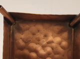 Vintage MCM Gregorian Cigarette Holder Hammered Copper Metal Smokers Stand