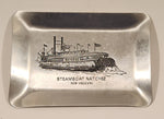 Vintage Steamboat Natchez New Orleans Aluminum Metal Cigarette Ashtray