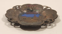 Vintage Las Vegas Copper Metal Cigarette Ashtray